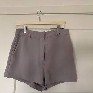 Wilfred Anthem Short Women's Chino Shorts Lavender Size 10 Mid Rise Pockets